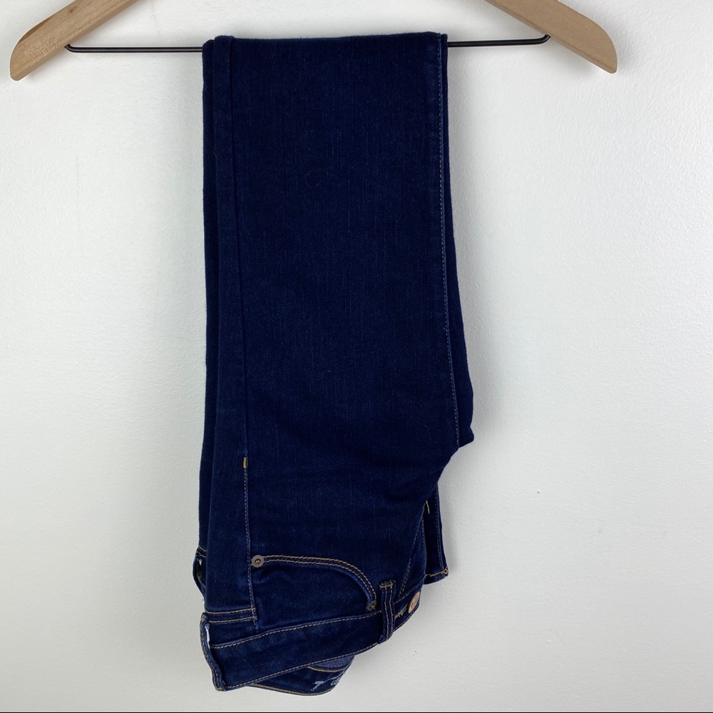 American Eagle skinny jeans 0 short dark blue